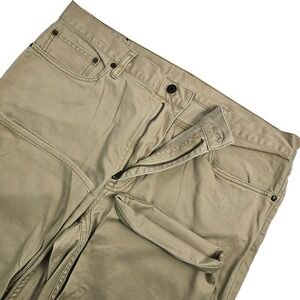 Vintage Polo Ralph Lauren 650 Straight Pants 34x32 Mens 90s Khaki 100% Cotton